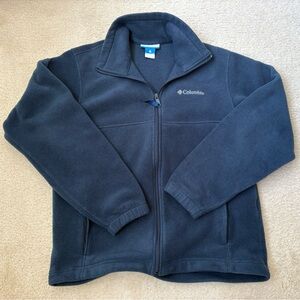 Columbia Steen Mountain 2.0 full zip fleece jacket teal blue polyester, sz S